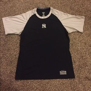 MENS BLACK NIKE DRI-FIT FITTED PRO-COMBAT SHIRT