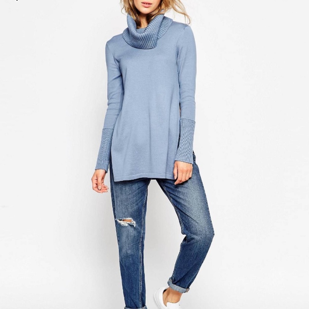 ASOS Tunic with Chunky Neck Roll
