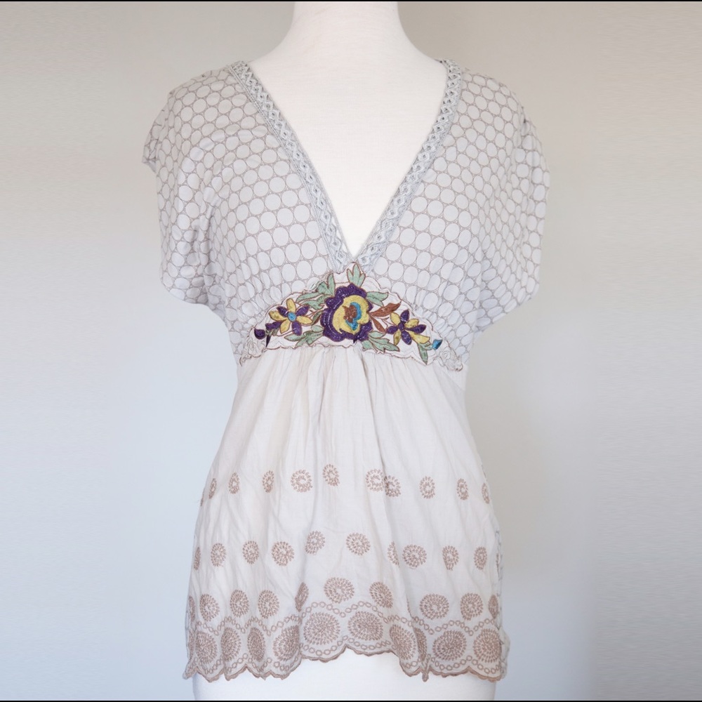 Language, Deep V-Neck Top - Picture 2 of 5