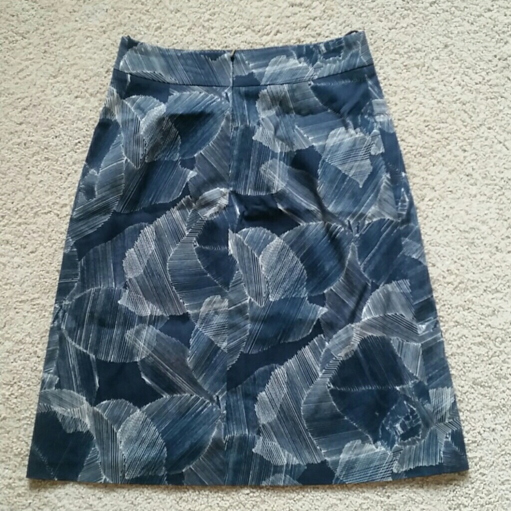 SOLD VICTYNA PRINT SLIM A LINE SKIRT US 4 - Picture 5 of 8