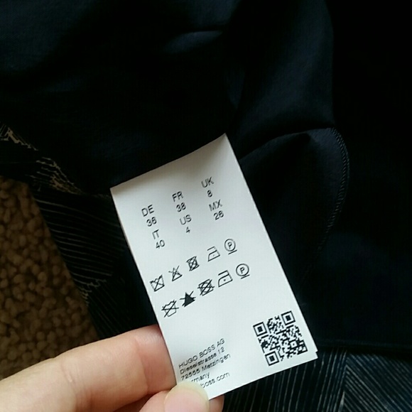 SOLD VICTYNA PRINT SLIM A LINE SKIRT US 4 - Picture 8 of 8