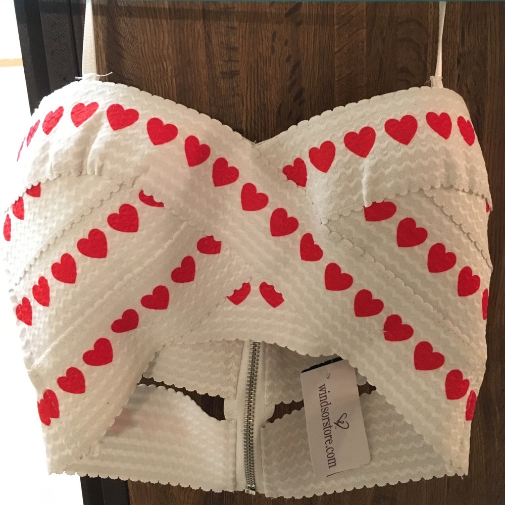 Heart tube top