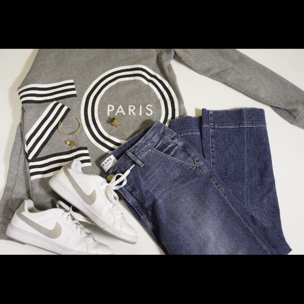 Kenzo Paris Woman's Gray Sweatshirt size Large