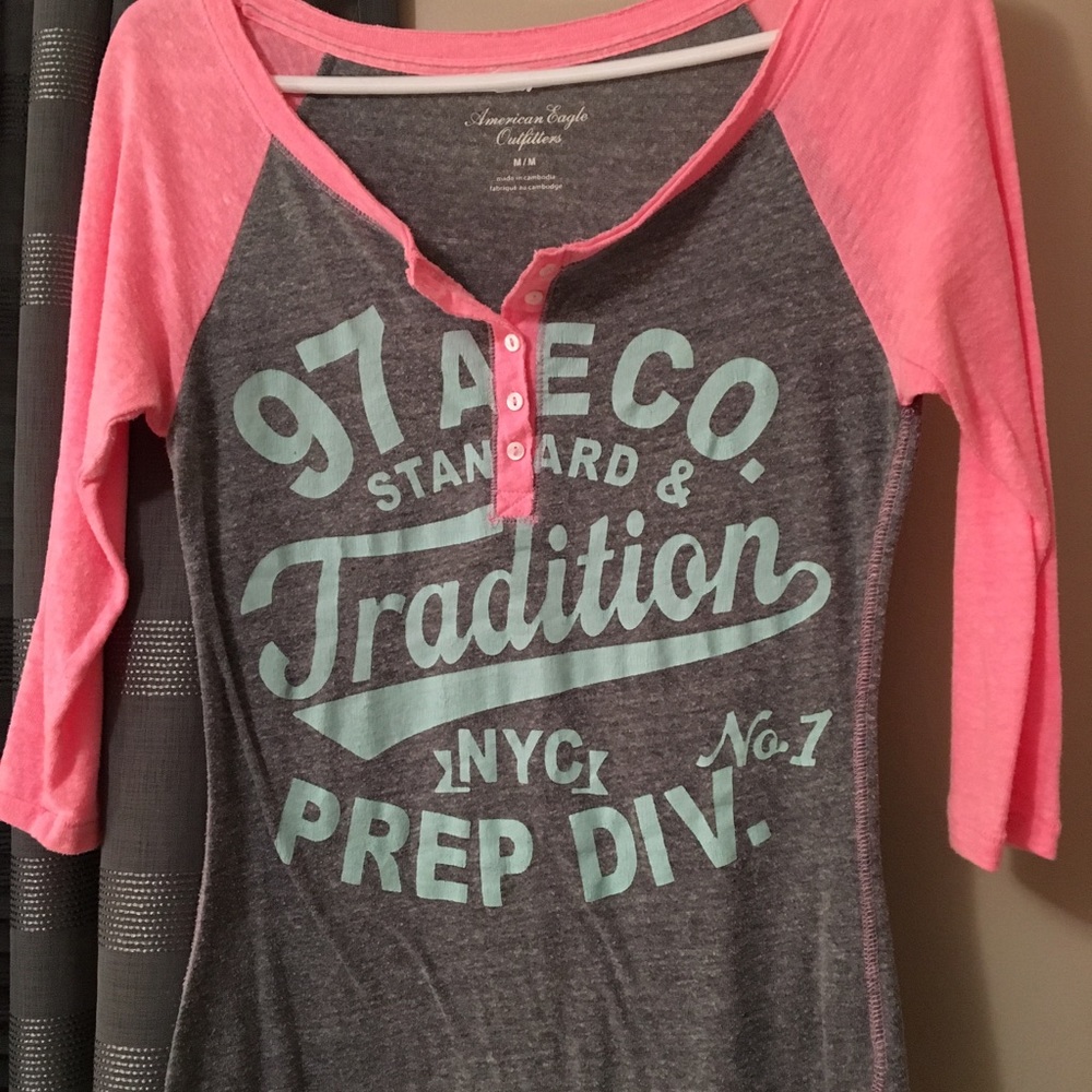 American Eagle Baseball Tee