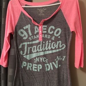 American Eagle Baseball Tee