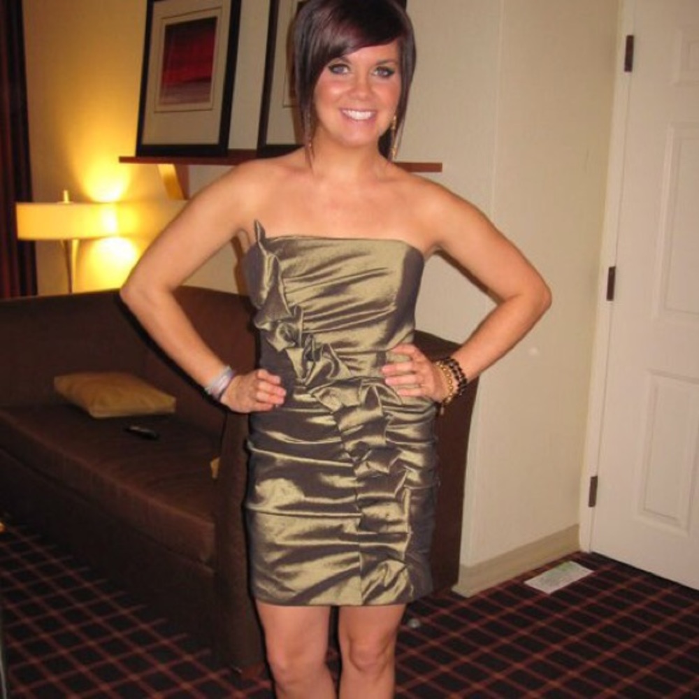 Strapless Party Dress - Picture 2 of 4