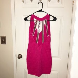 Pink Wow Couture Bodycon Dress