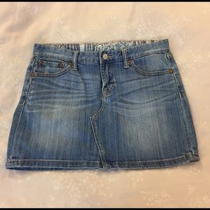 Lucky Denim Mini Skirt
