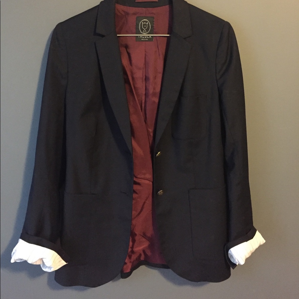Navy blue blazer
