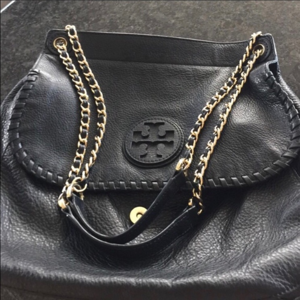 Authentic Tory Burch Marion Shoulder Bag