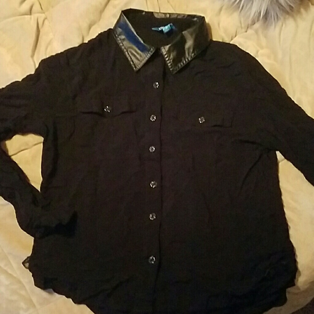 Black Button Up
