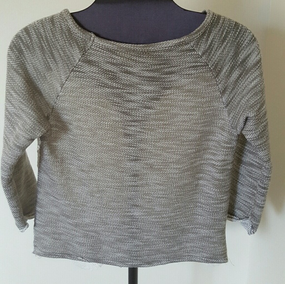 Heart n Crush Gray Lace Overlay Top - Picture 4 of 8