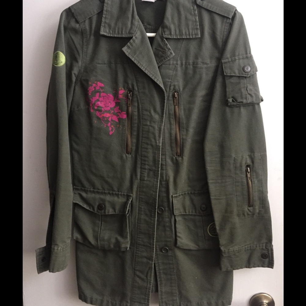 Long Army Green Jacket