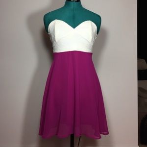 LuLu's Lace and Magenta Party Dress