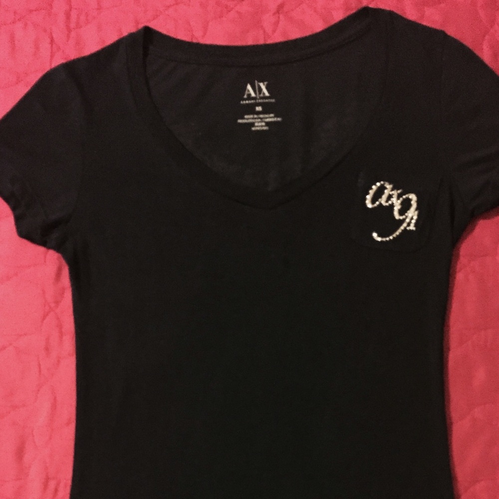 Armani Exchange Navy Blue TShirt