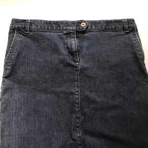 Ann Taylor loft denim skirt