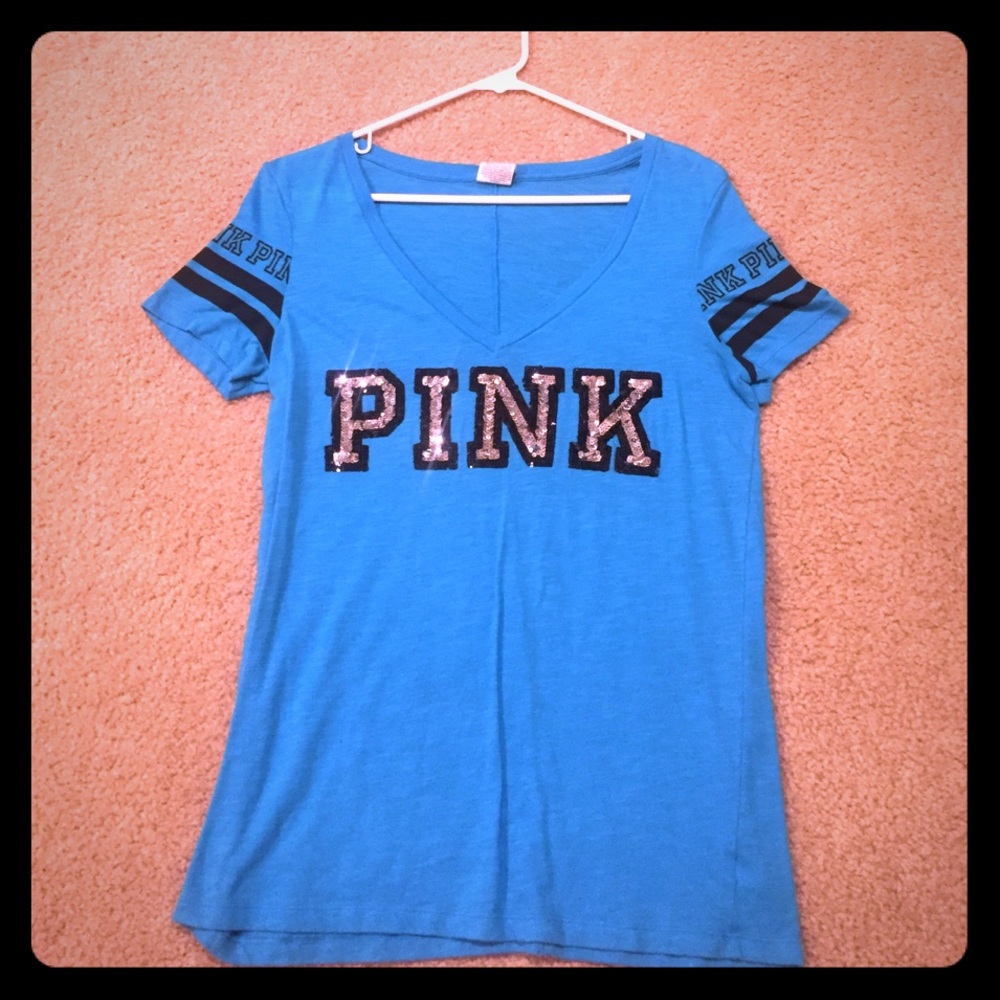 Victoria's Secret Pink sequined tee shirt