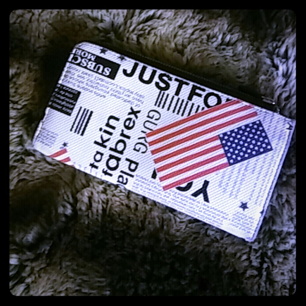 Flag wallet 50 percent off w/ bundles obo