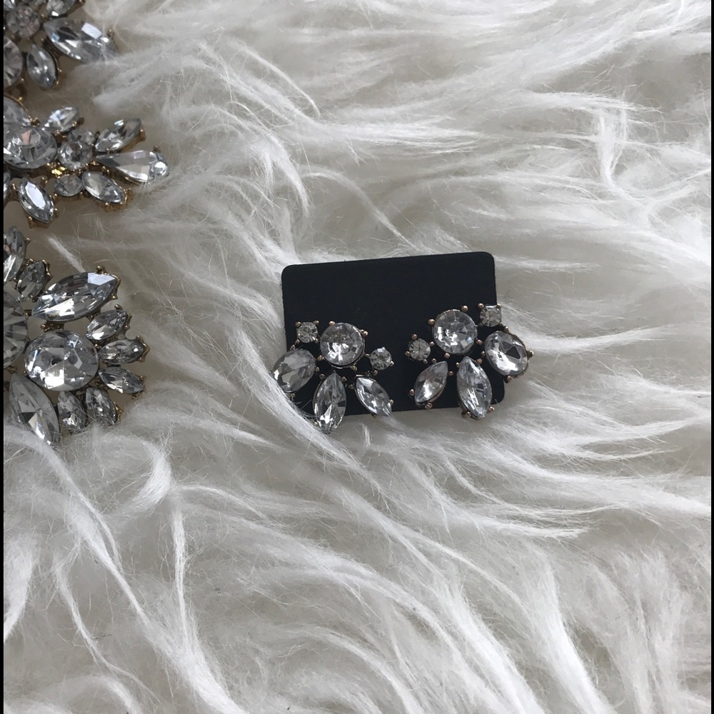 Crystal Studded Earrings (Bundle this item)