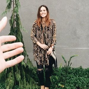 Aztec Patterned Date Night Dress