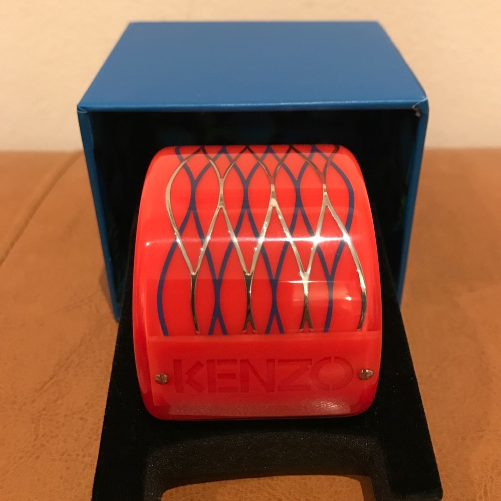 Kenzo x HM Wide Cuff Acrylic Bracelet NIB