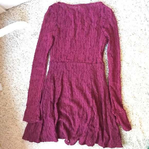 Free People RED or IVORY Teen Witch Lace Dress NWT - Picture 5 of 7