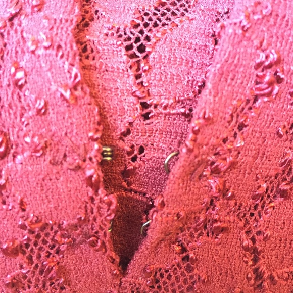 Free People RED or IVORY Teen Witch Lace Dress NWT - Picture 7 of 7