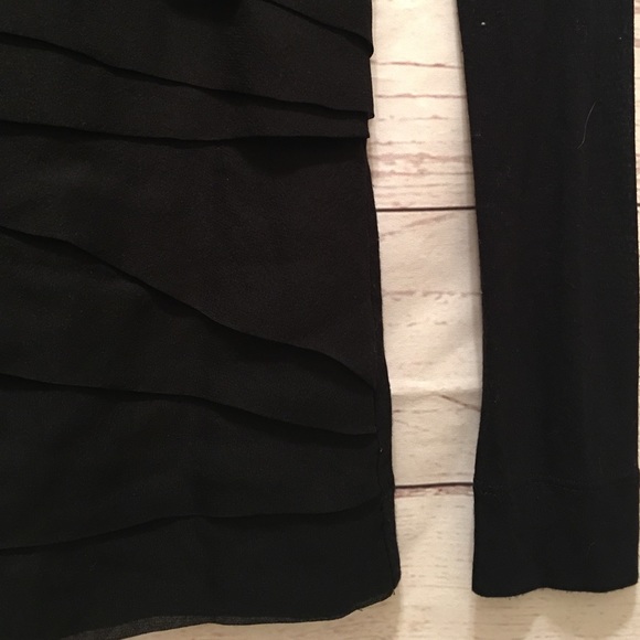 Diane Von Furstenberg Size P black top - Picture 2 of 8
