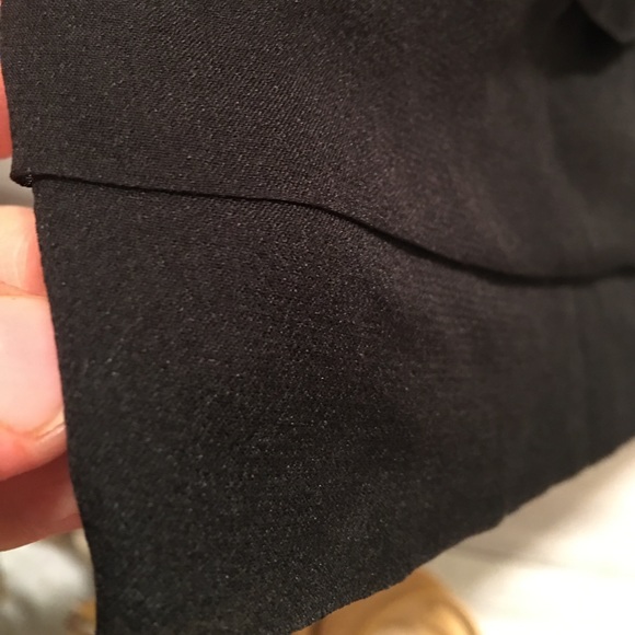 Diane Von Furstenberg Size P black top - Picture 7 of 8