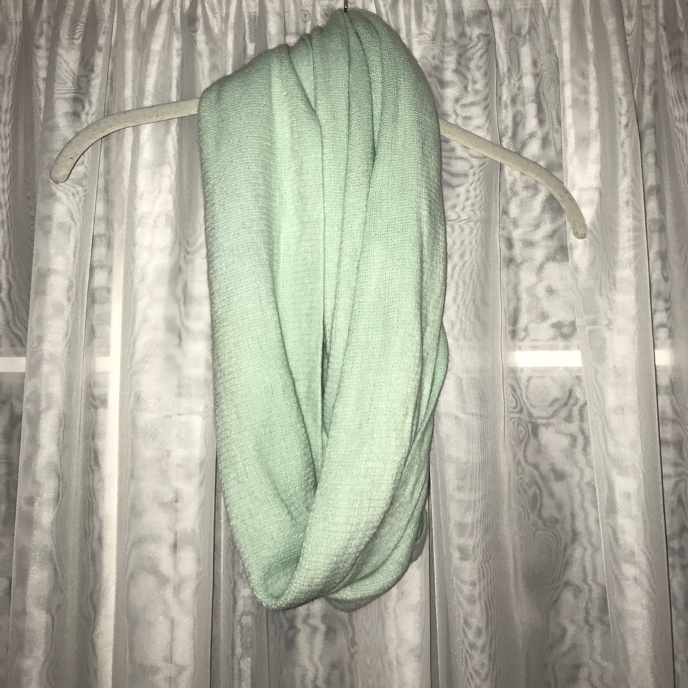Mint infinity scarf