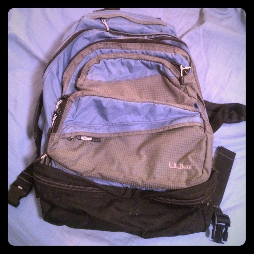 Blue backpack