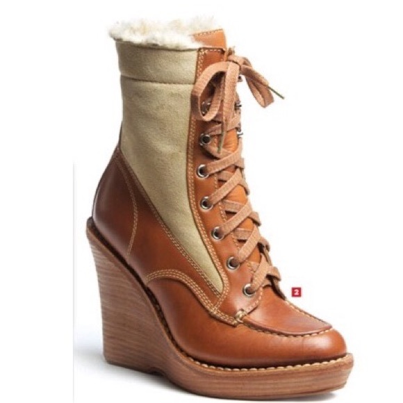 The Office of Angela Scott Miss Louis wedge boot - Picture 2 of 2