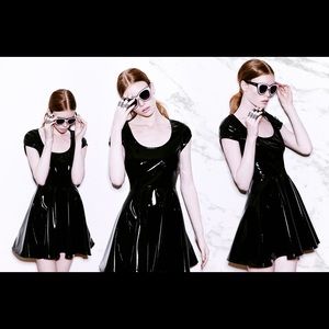 ISO Nasty Gal Slick Skater dress in size M/6