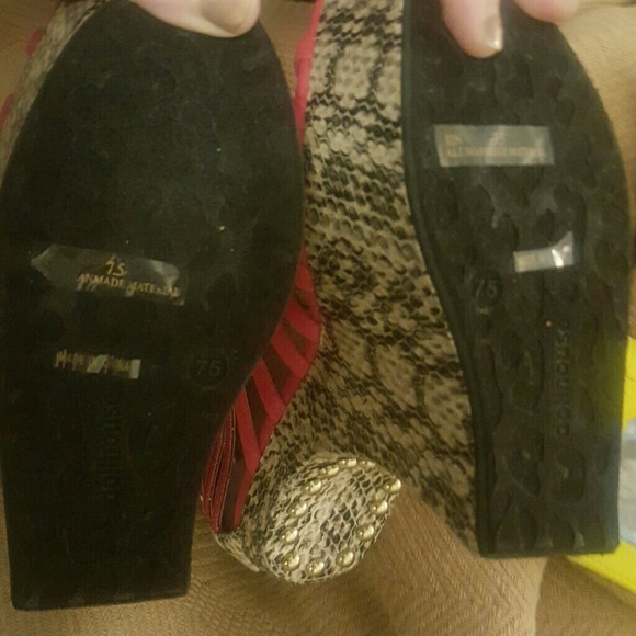 Snakeskin Reverse Stilettos - Picture 4 of 4