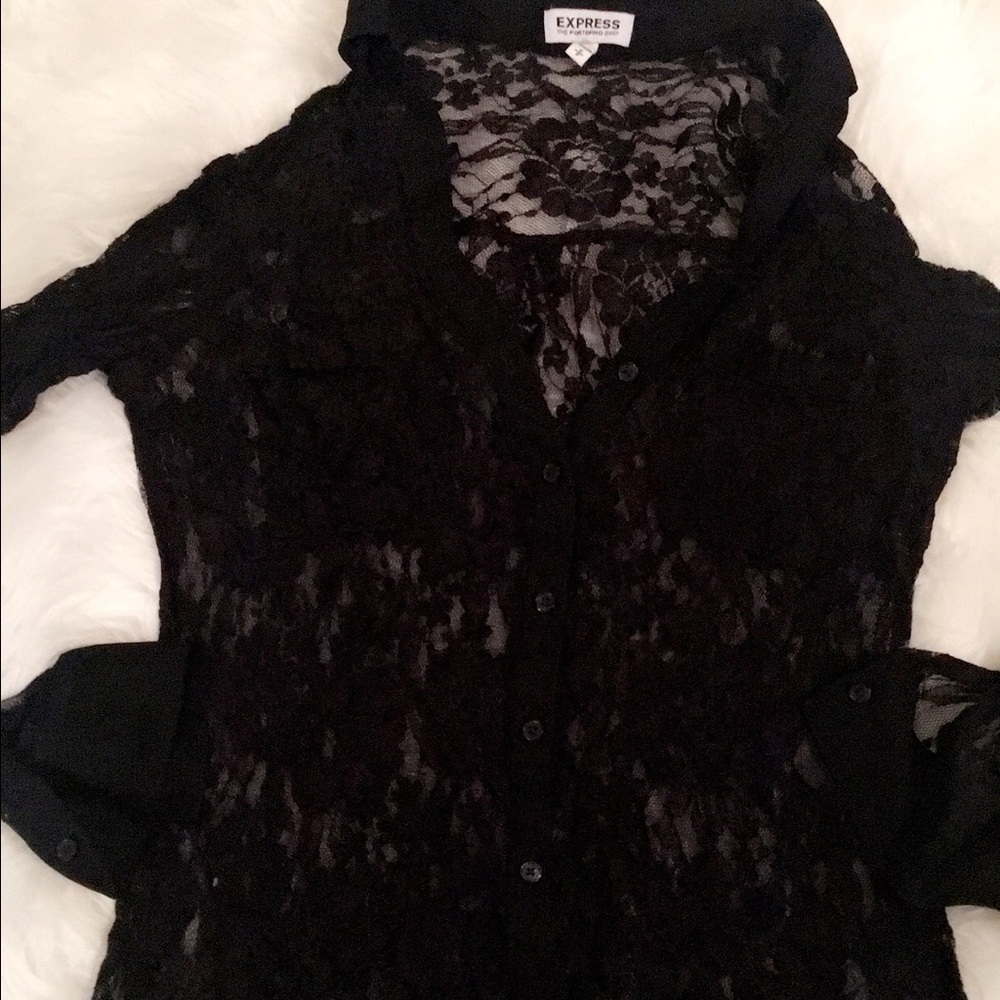 Lace express portfolio shirt