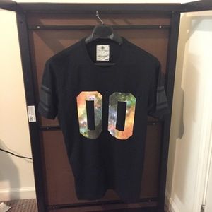 On The Byas Galaxy Football-style jersey tee