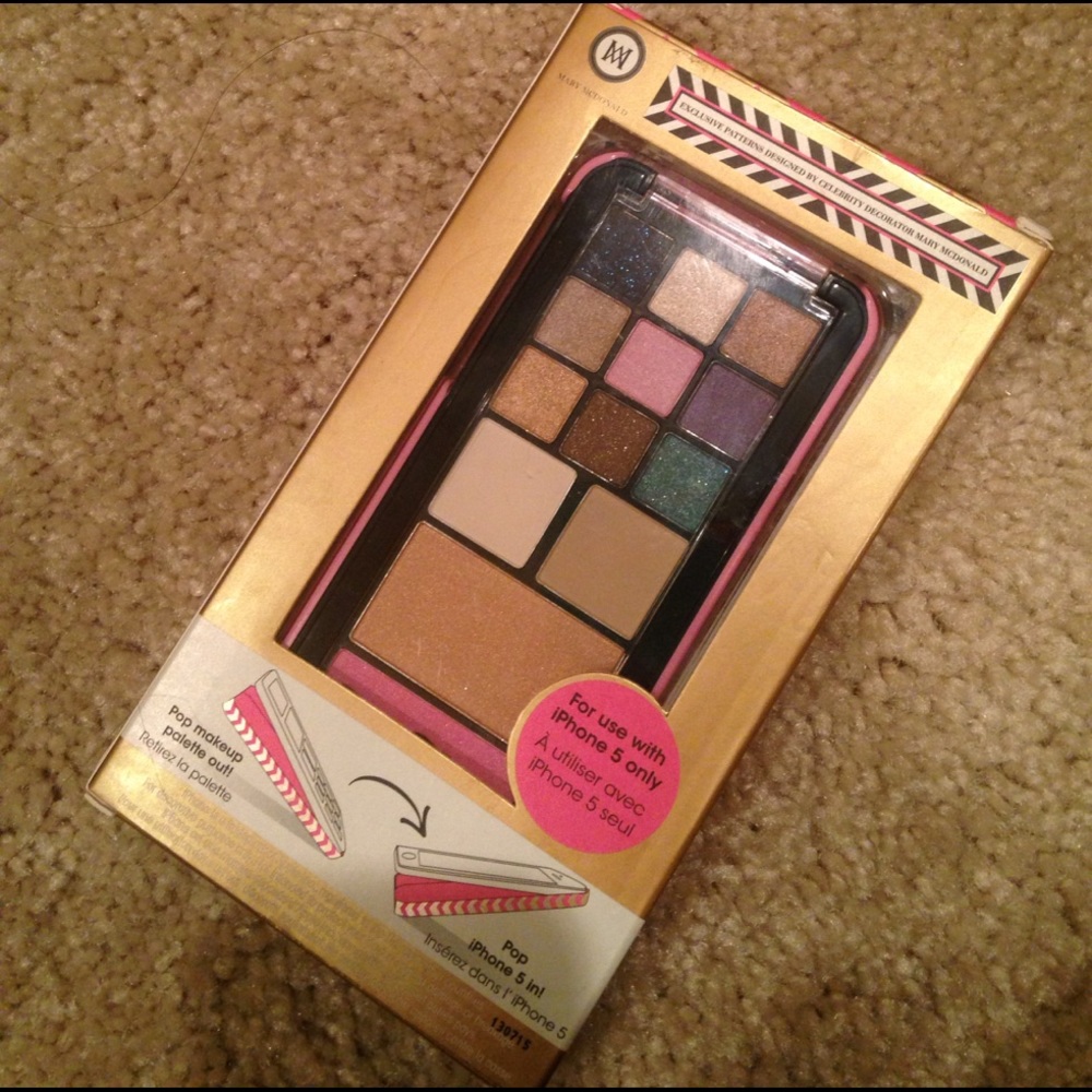 Too Faced eye shadow palette & iphone5 phone case