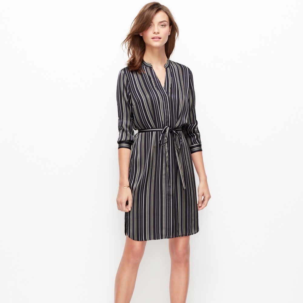 Ann Taylor, Striped Shirtdress