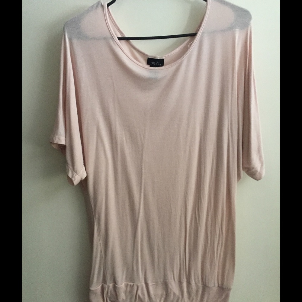 Light Pink Dolman/Batwing Shirt