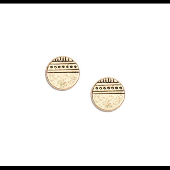 Madewell Jewelry - Madewell Metallic Etchpoint Studs new