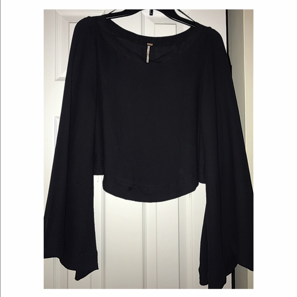 Free People "Stars Align" cropped Blouse