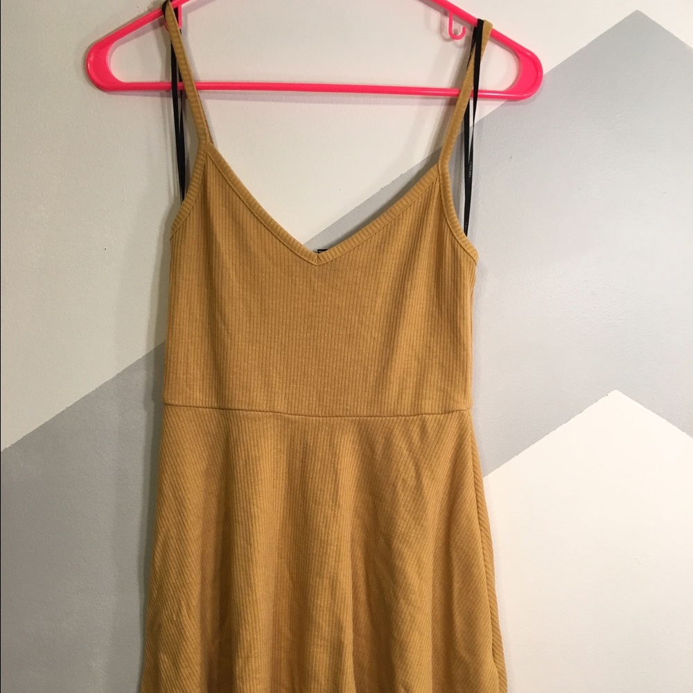 Ribbed mini sundress