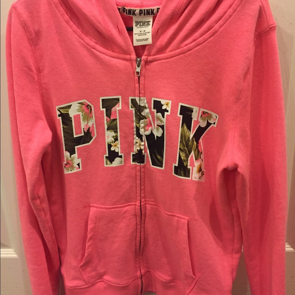 Pink hoodie