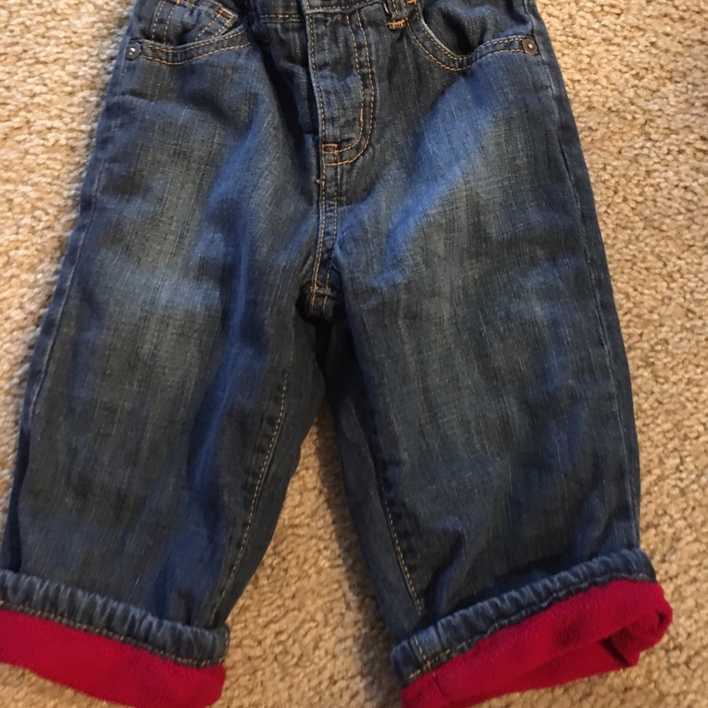 Boys fleece lined jeans