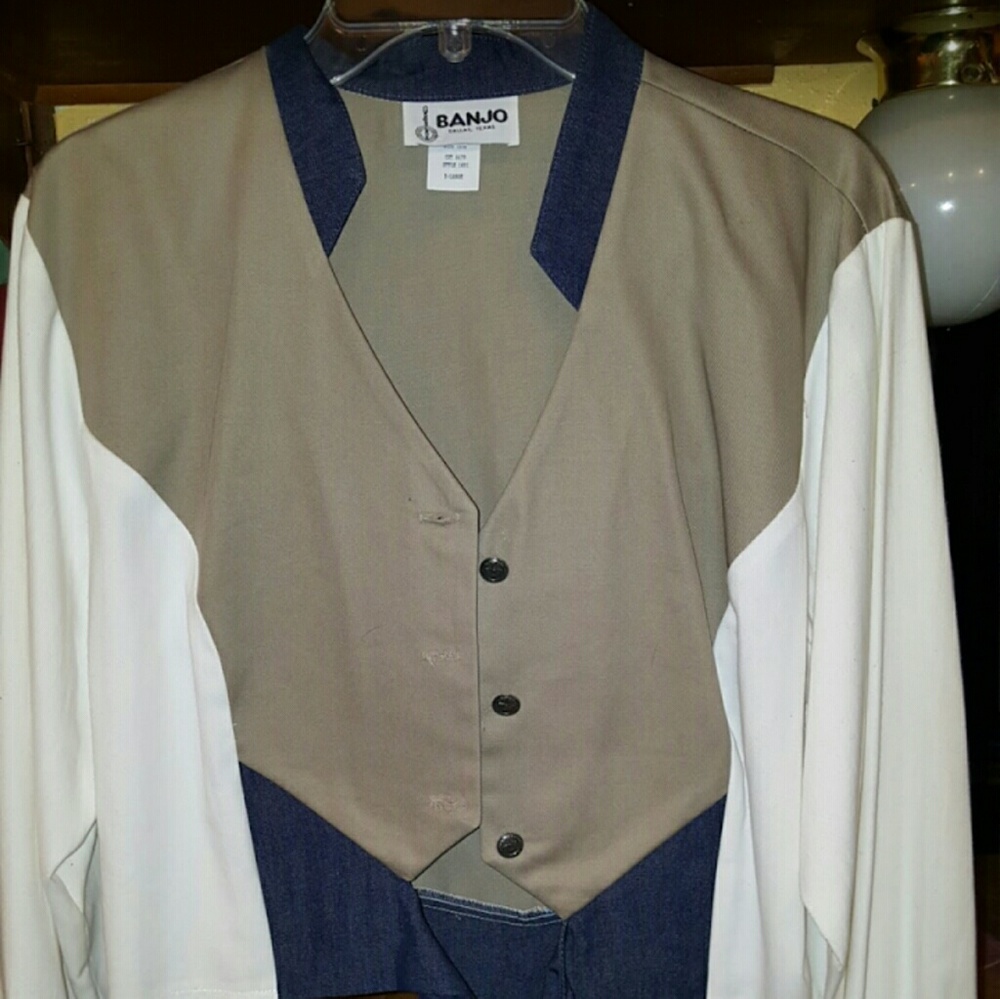 Woman Banjo Western Shirt size XL