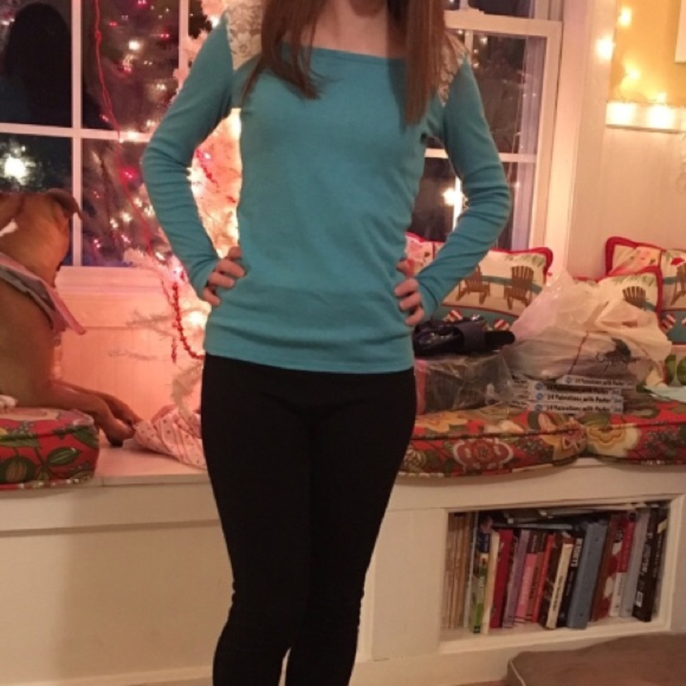 Teal Long Sleeve Shirt