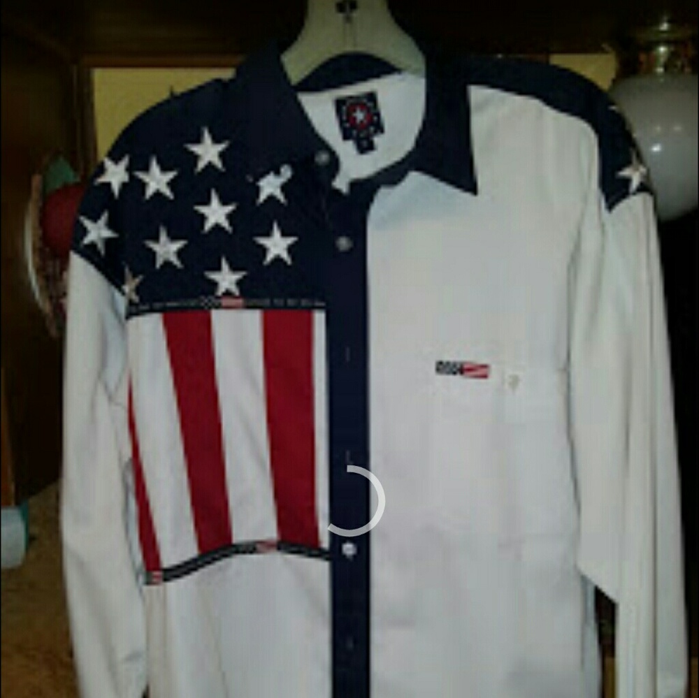 PANHANDLE SLIM Western long sleeve Shirt Size Medi