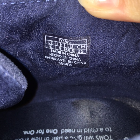 Tom blue/ black Wedges heels HURRY AND BUY - Picture 3 of 3