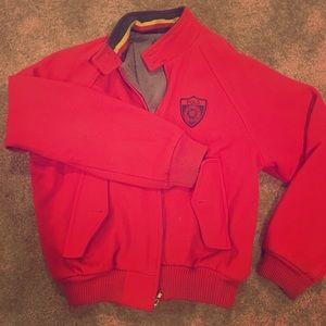 Red Ralph Lauren Polo Track Jacket