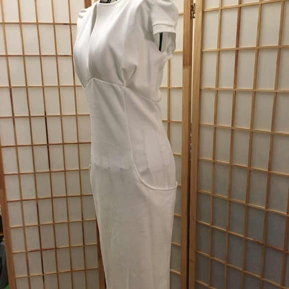 New Size Small Veronica's style all white dress - Picture 2 of 3